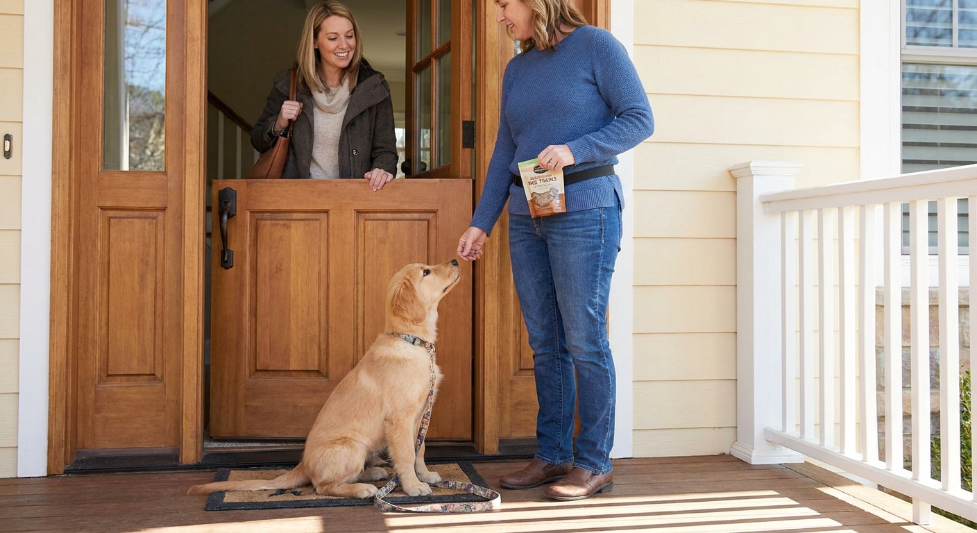 Teach Your Puppy to Stop Jumping on Guests