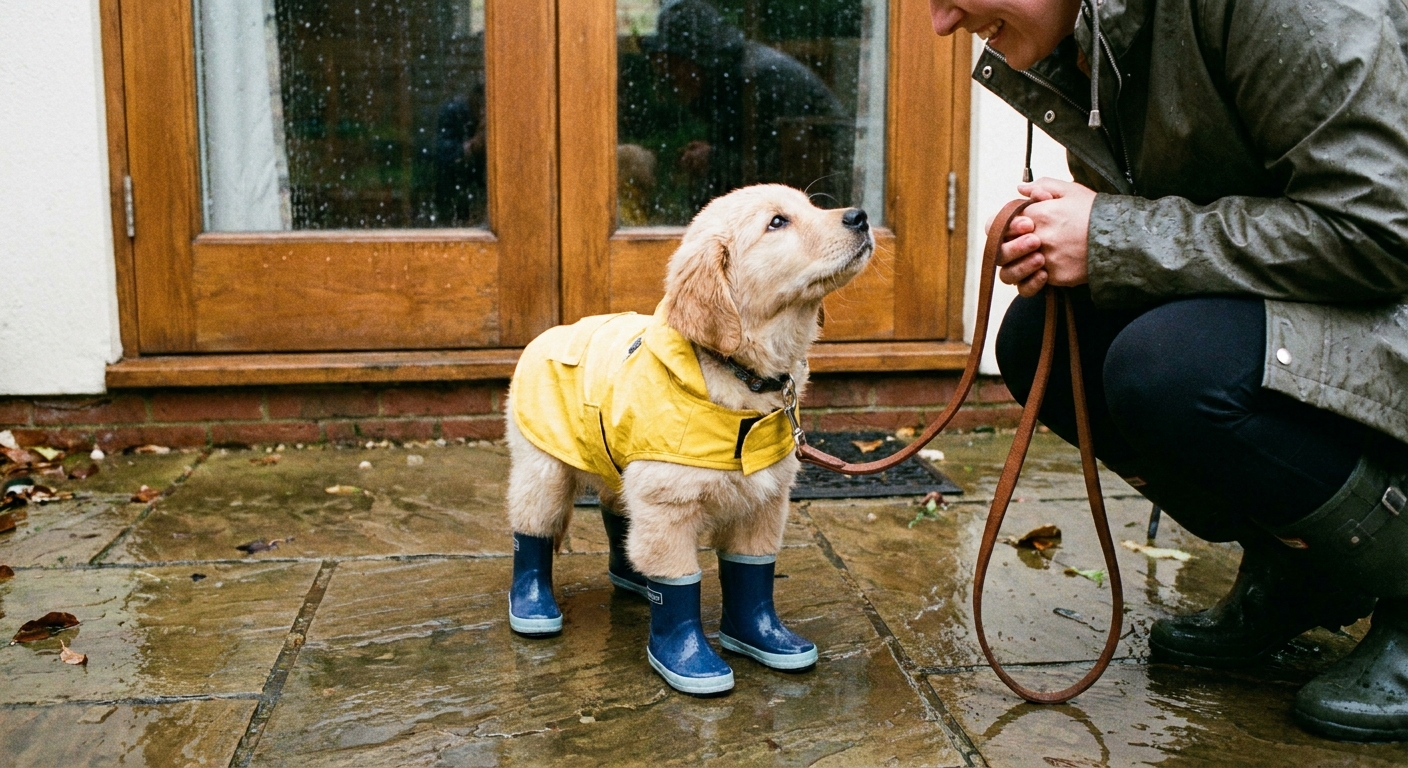 Potty Training Your Puppy in Rain and Winter Weather